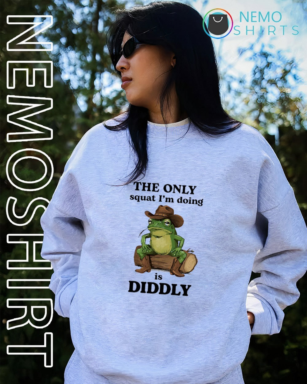 Cowboy frog the only squat I’m doing is diddly shirt
