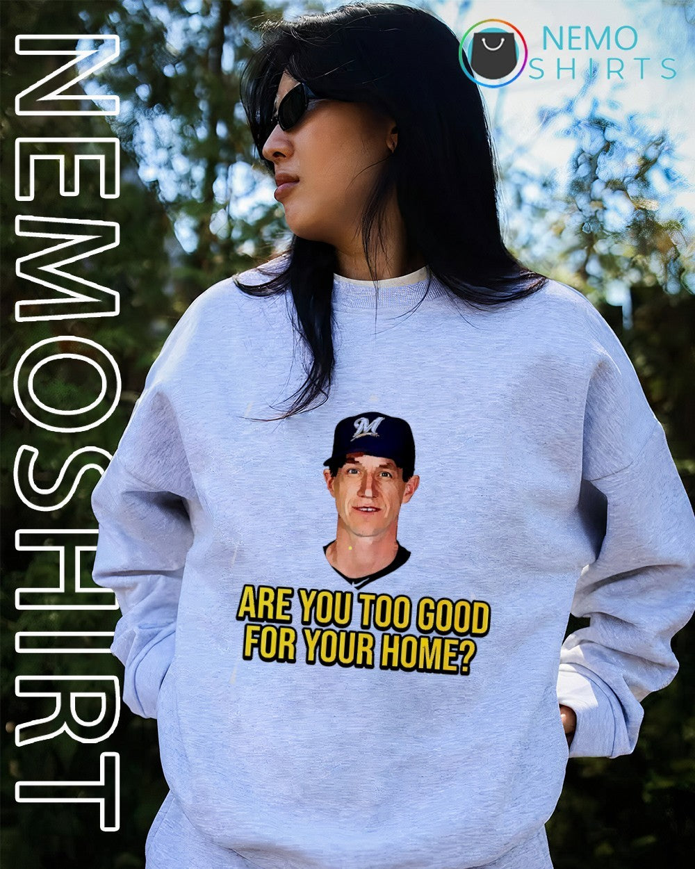 Craig Counsell Milwaukee Brewers are you too good for your home shirt