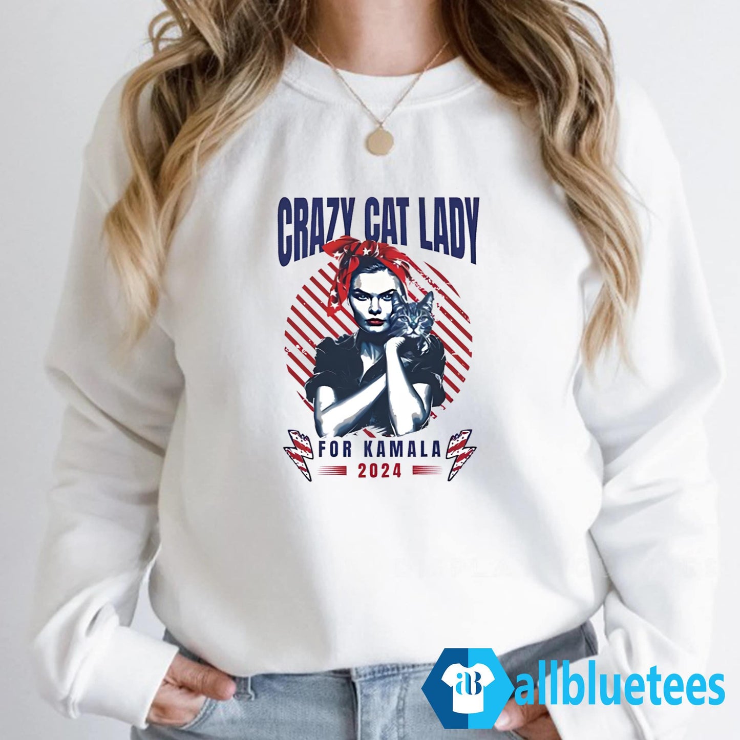 Crazy Cat Lady For Kamala 2024 Shirt