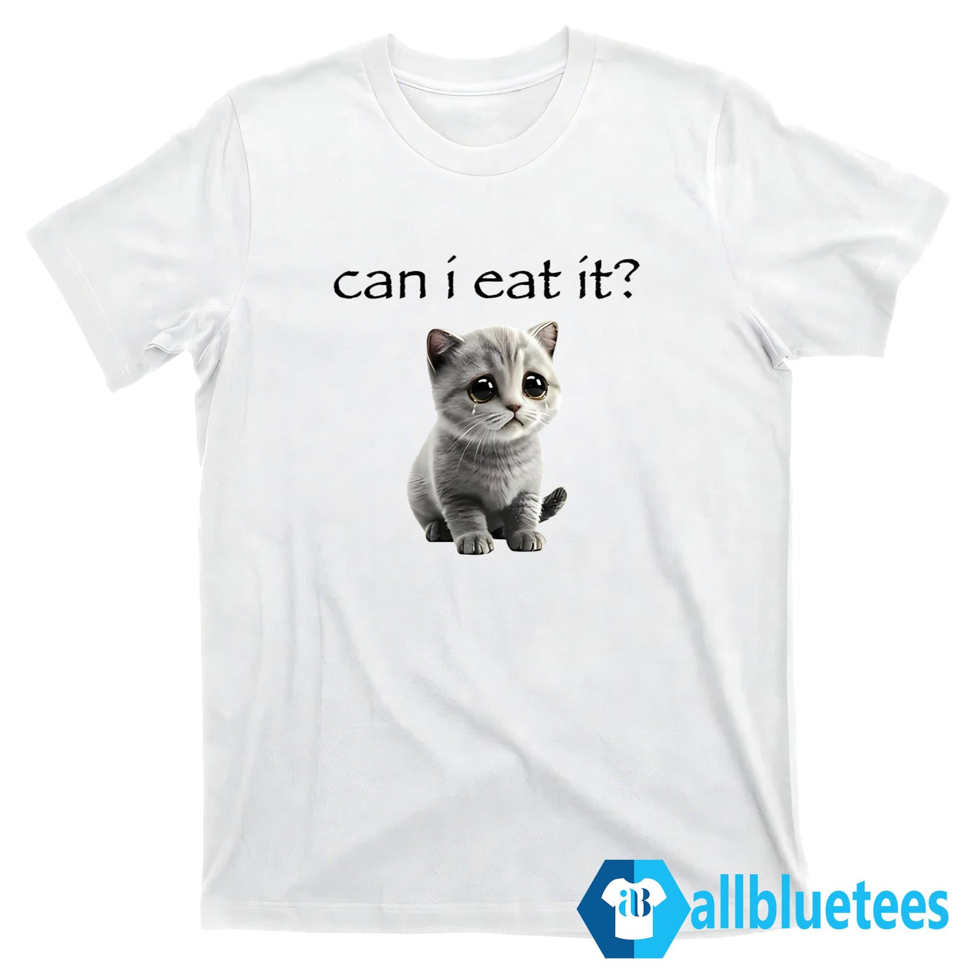 Crying Cat Can I Eat It Shirt