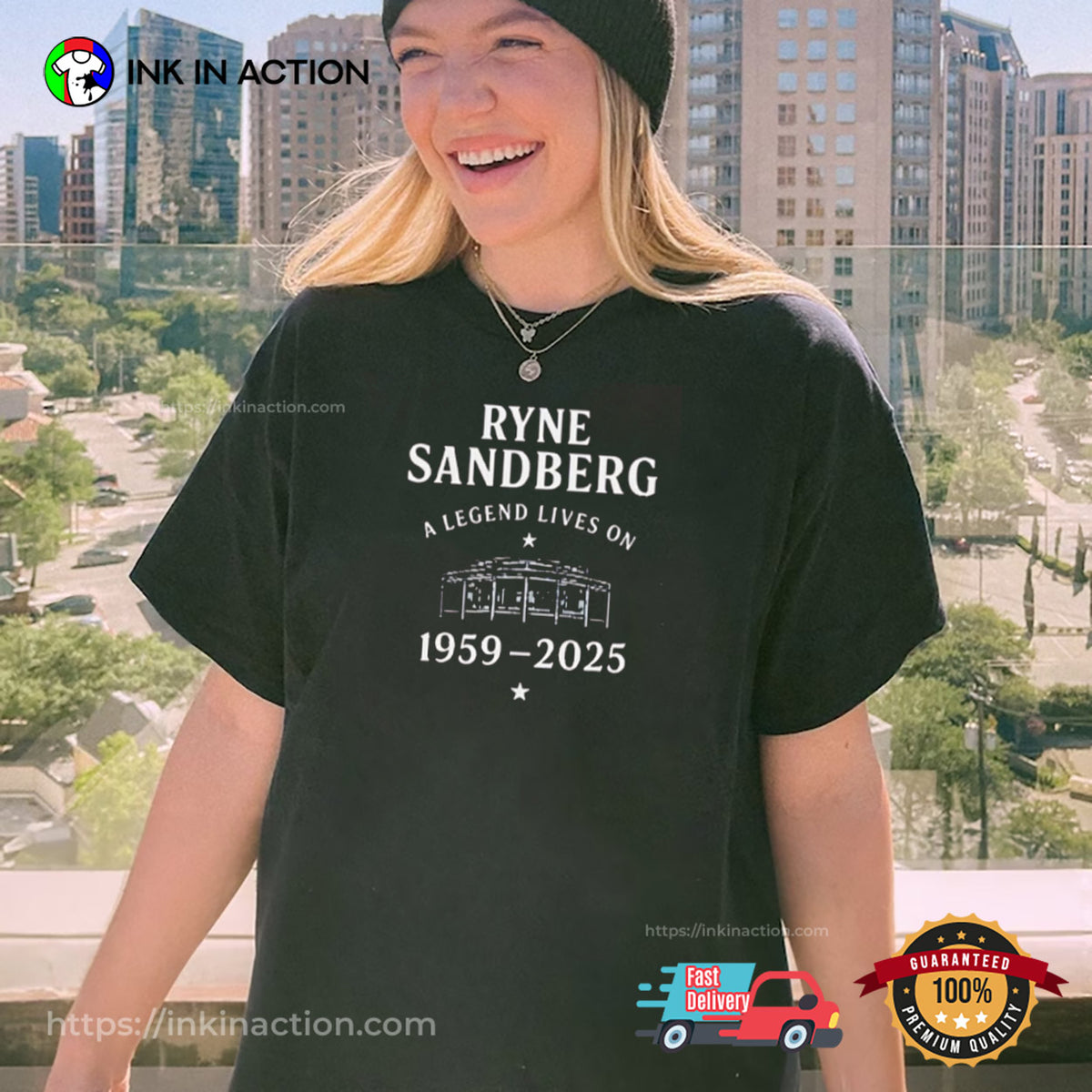 Cubs Ryne Sandberg A Legend Lives On T-shirt