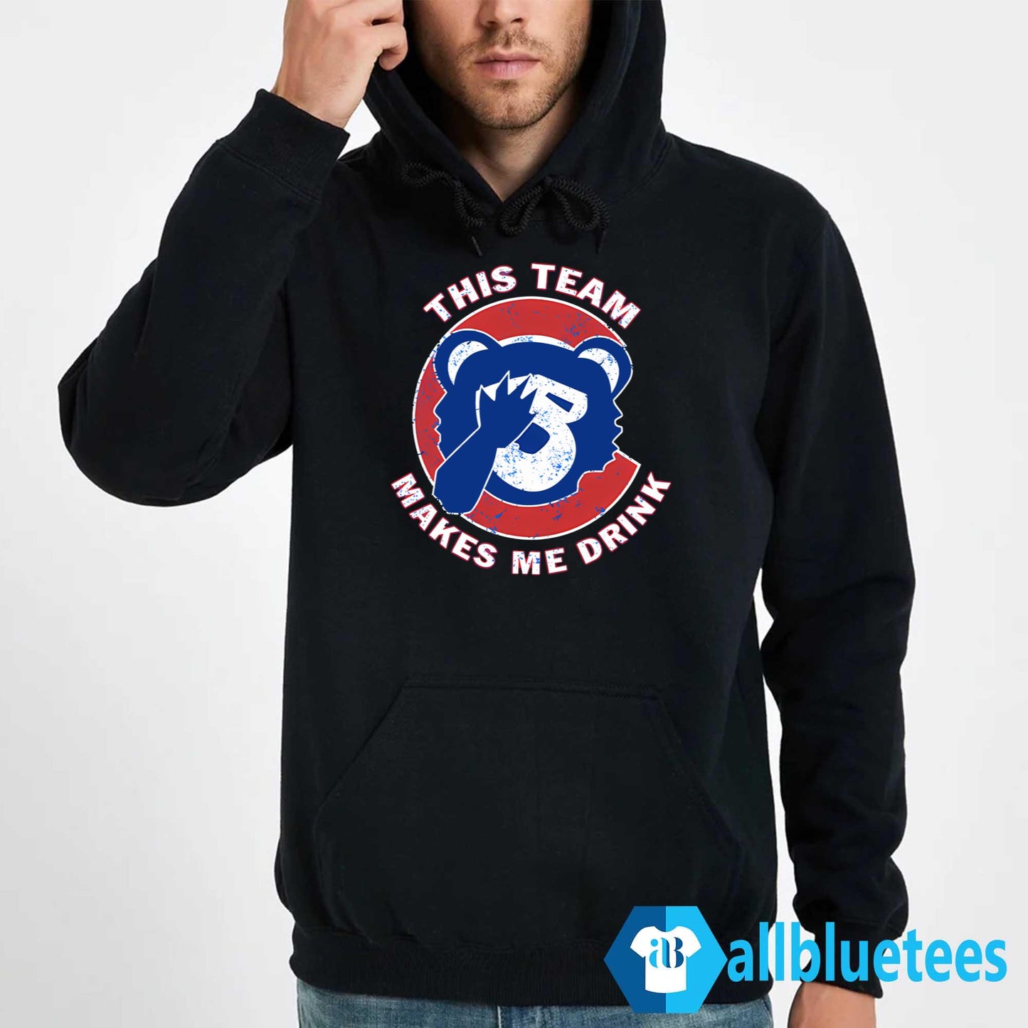 Cubs This Team Makes Me Drink Shirt