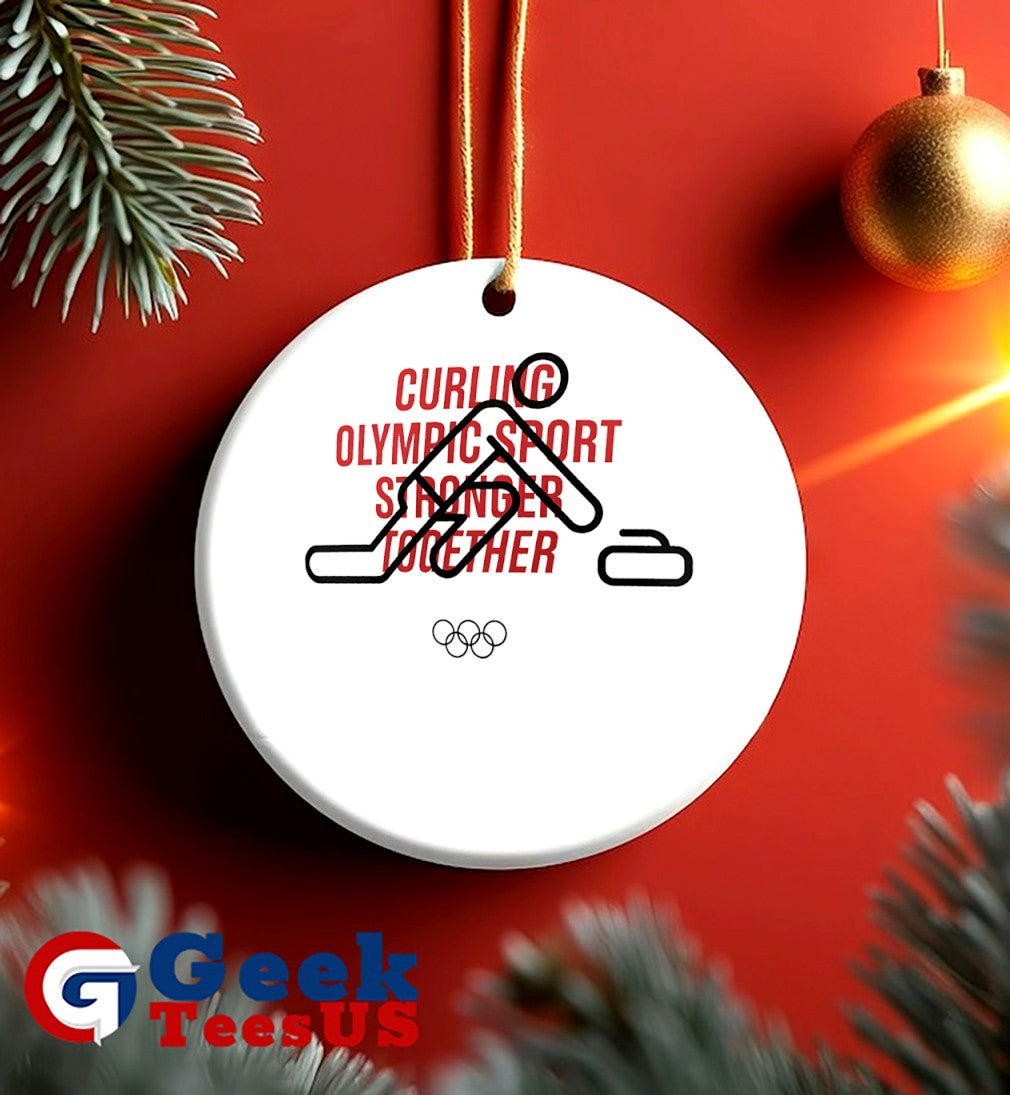 Curling Olympic sport stronger together 2025 shirt