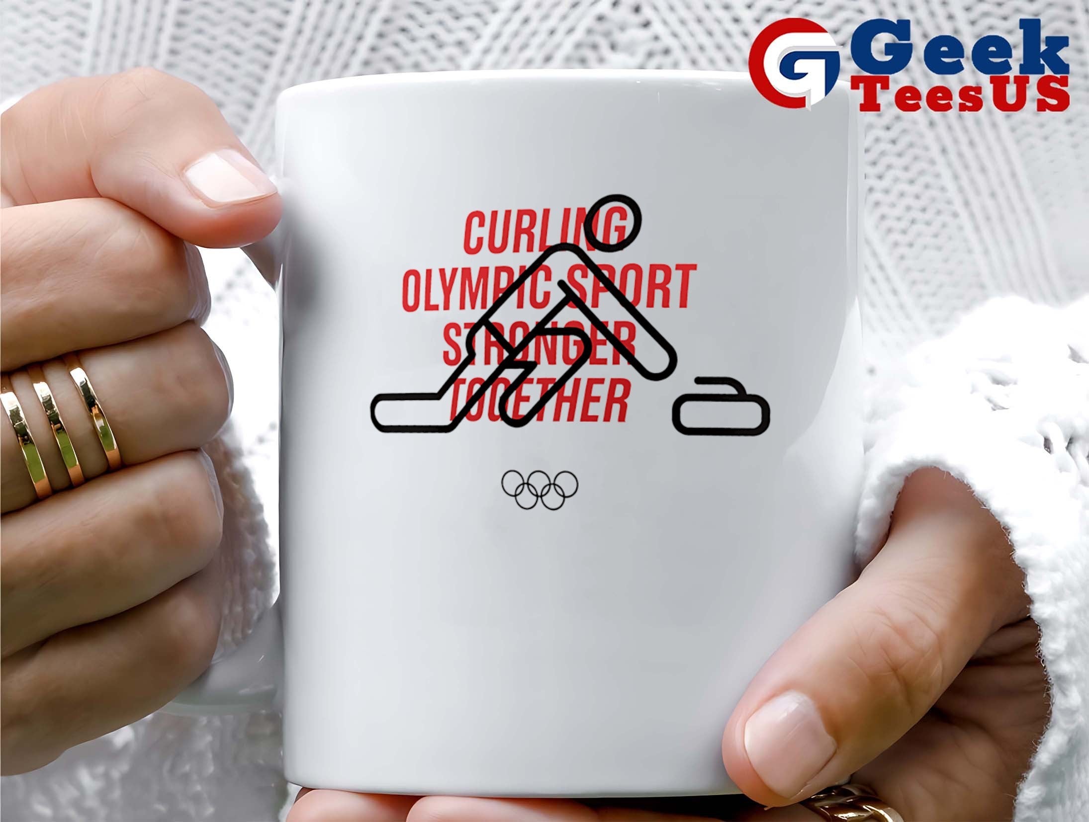 Curling Olympic sport stronger together 2025 shirt