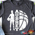Custom Name Basketball Girl Shirt