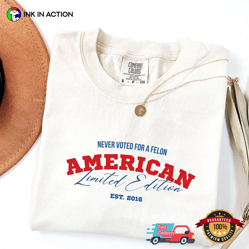 Customized American Limited Edition Democracy Comfort Colors T-shirt