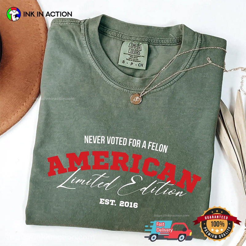 Customized American Limited Edition Democracy Comfort Colors T-shirt