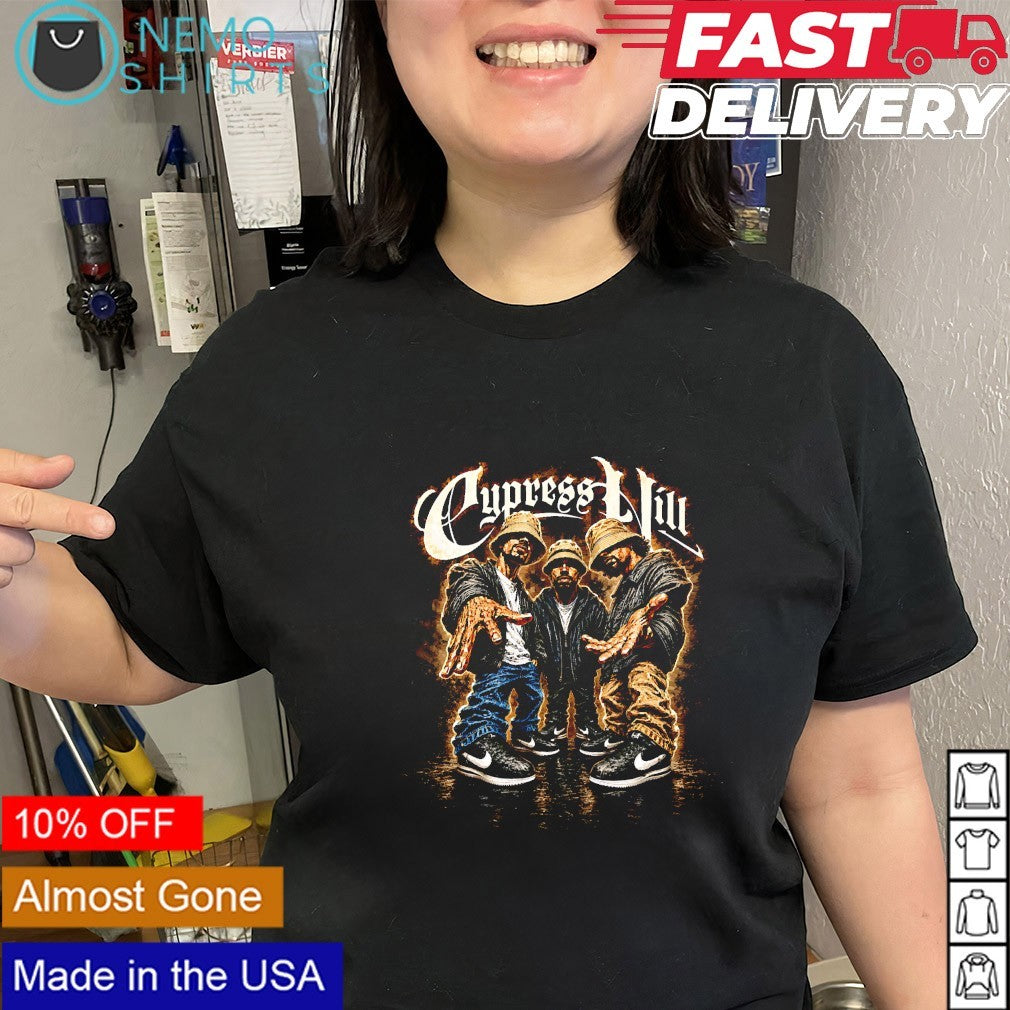 Cypress Hill retro music merchandise cartoon shirt