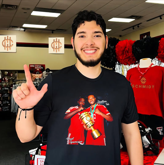 DFB Pokal Champions 2026 Dayot Upamecano and Jonathan Tah shirt