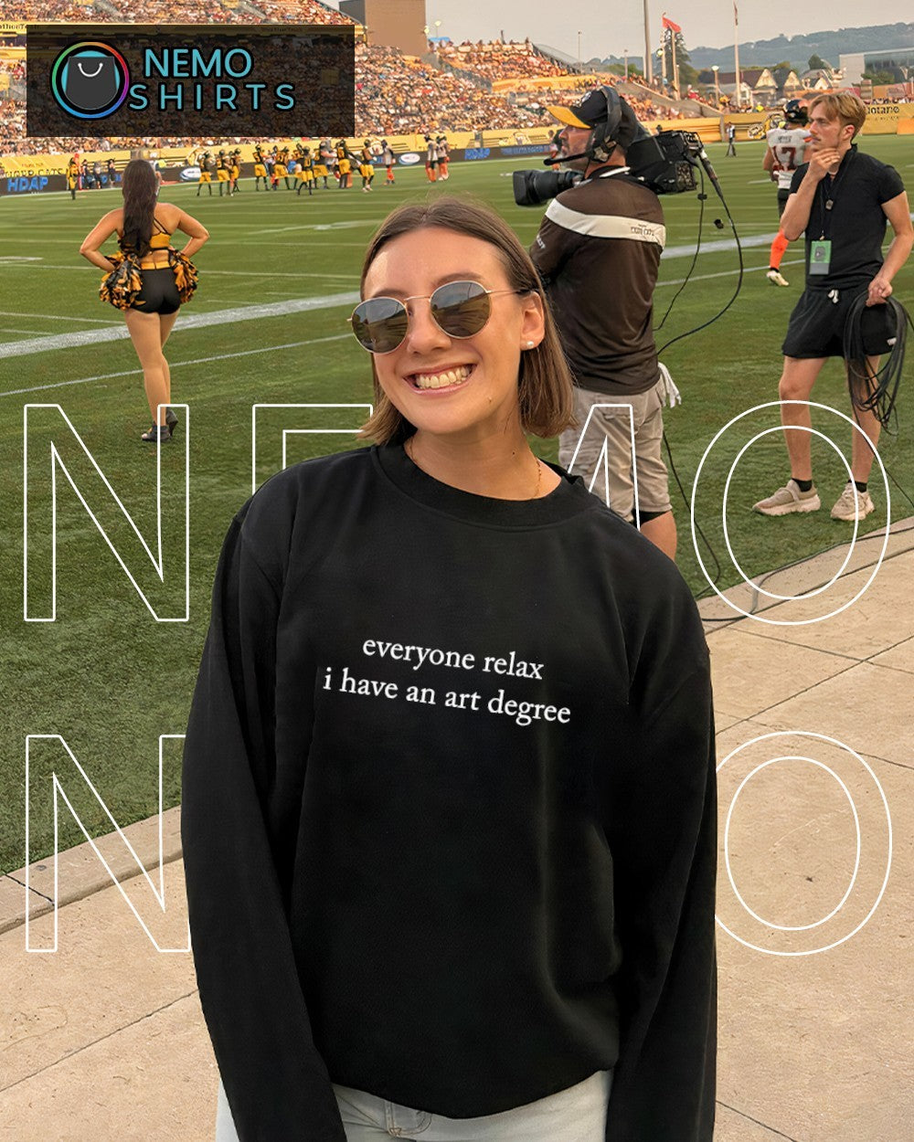 Everyone relax I have an art degree text shirt