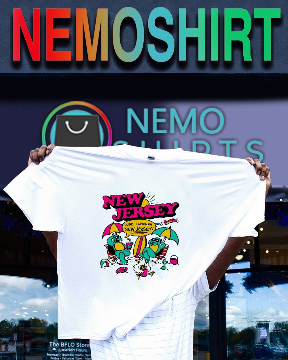 Da’Boys characters dude I kinda FW New Jersey shirt