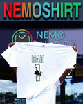 Dad Number 1 with San Jose Sharks logo shirt