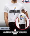 Dallas Cowboys Warm Up Annunciation shirt