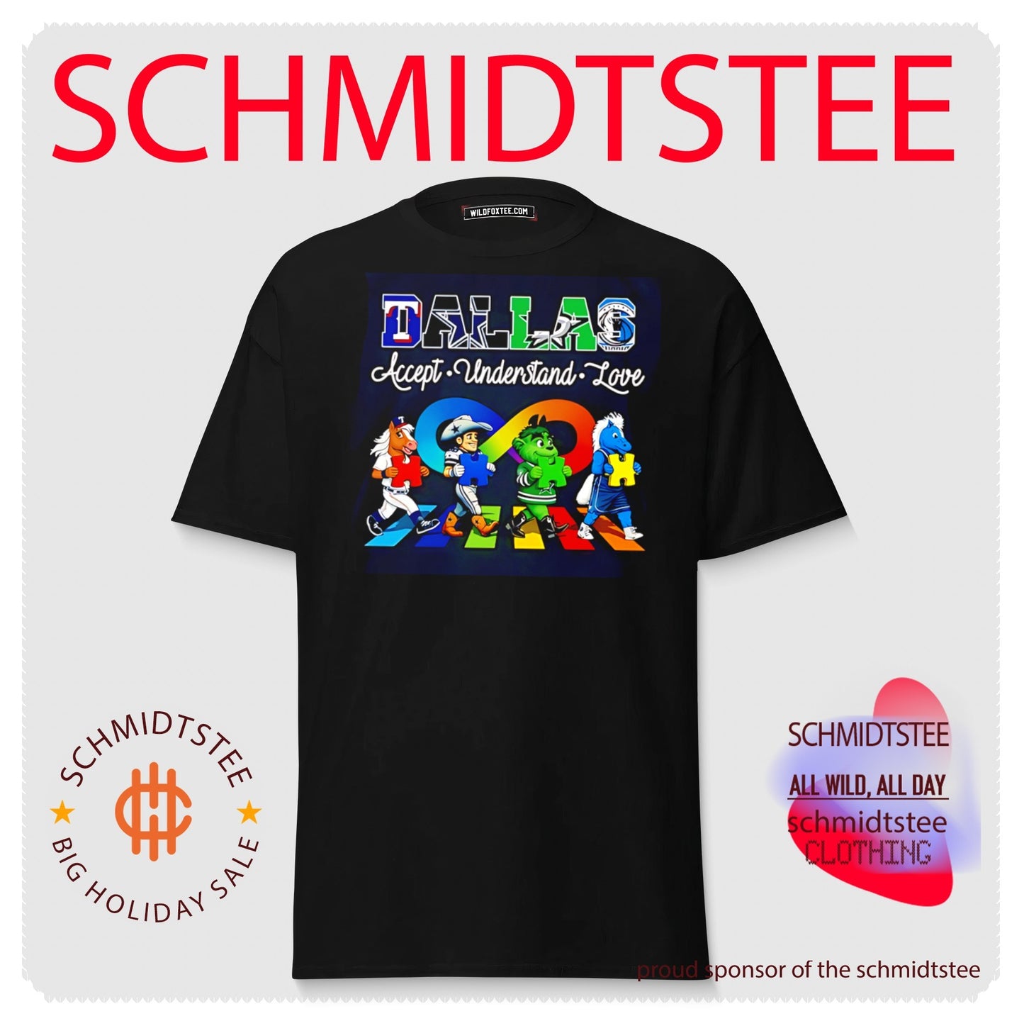Dallas Sports accept understand love mascot shirt