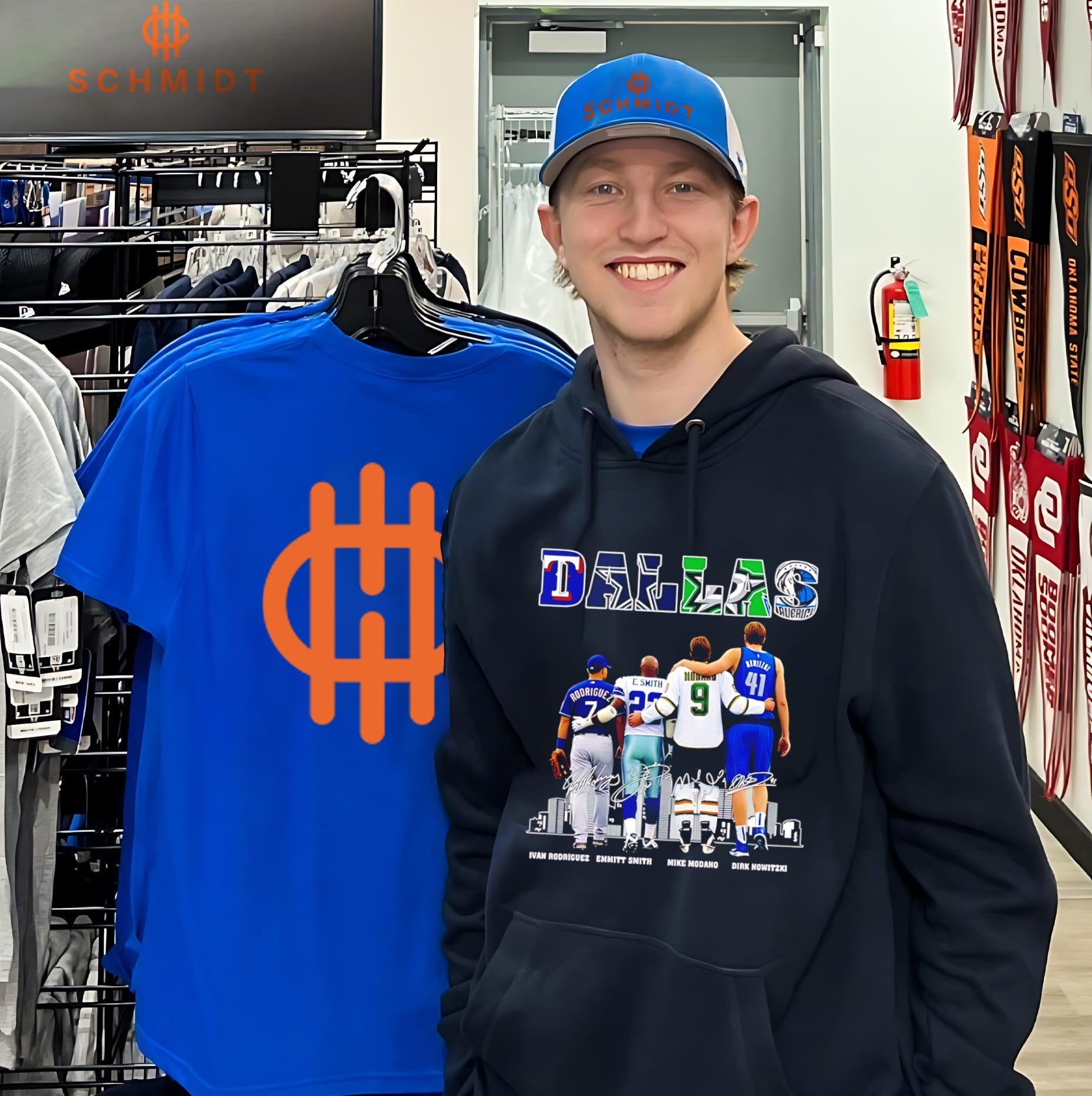 Dallas Sports members skyline signature shirt