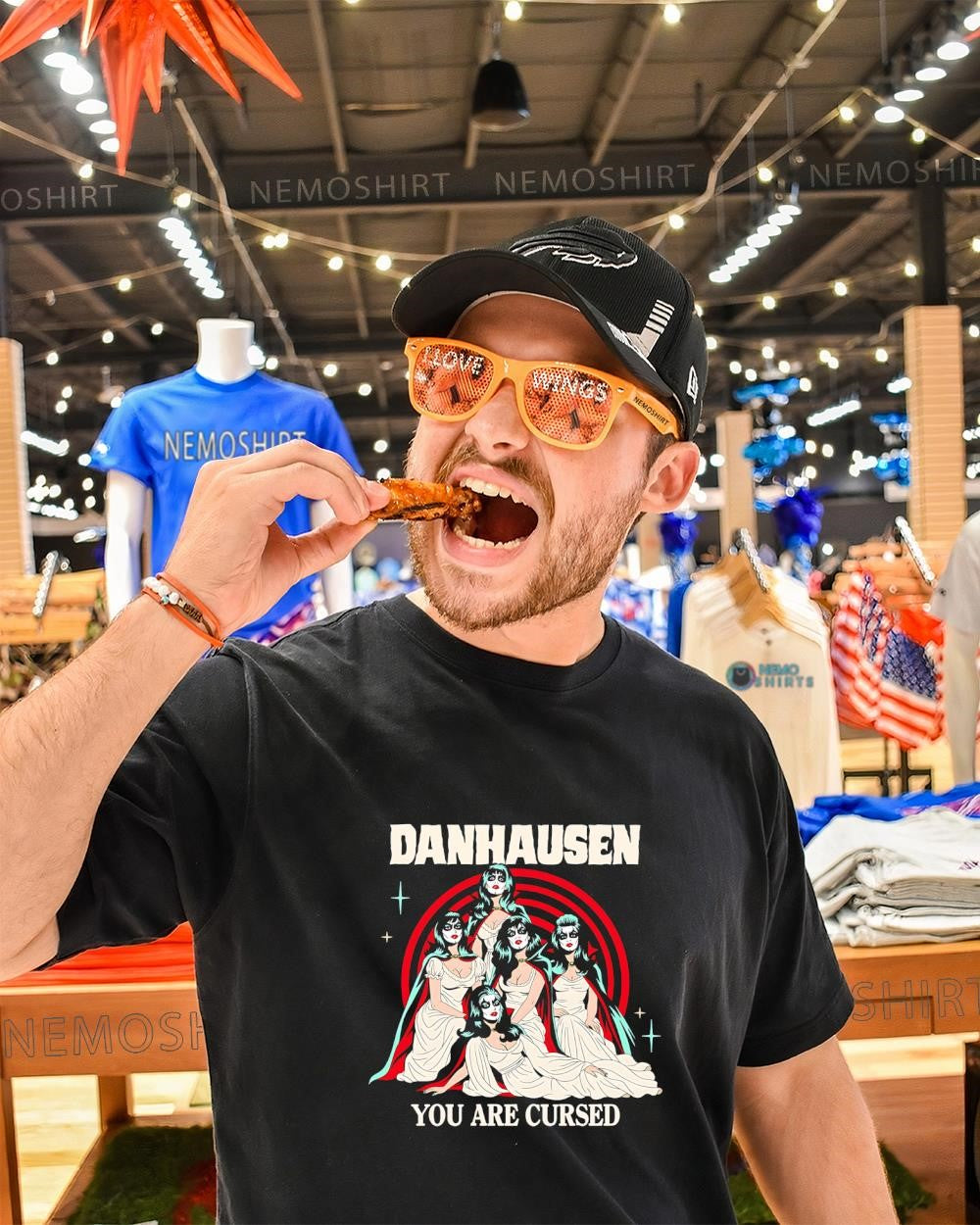 Danhausen you are cursed professional wrestler shirt
