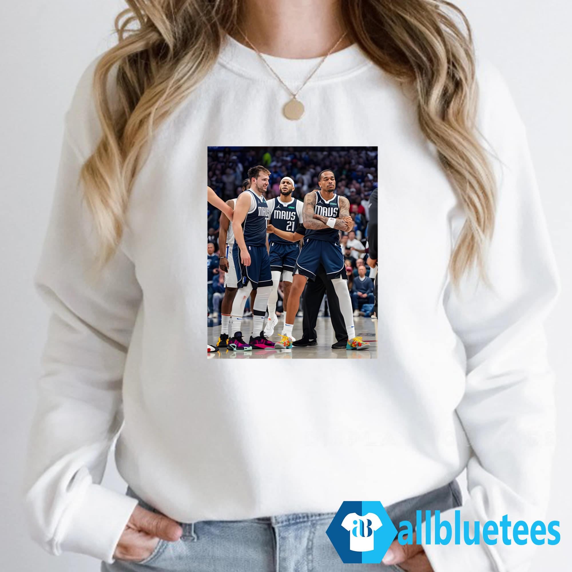 Daniel Gafford Luka Doncic And PJ Washington I’m Standing On Business Shirt