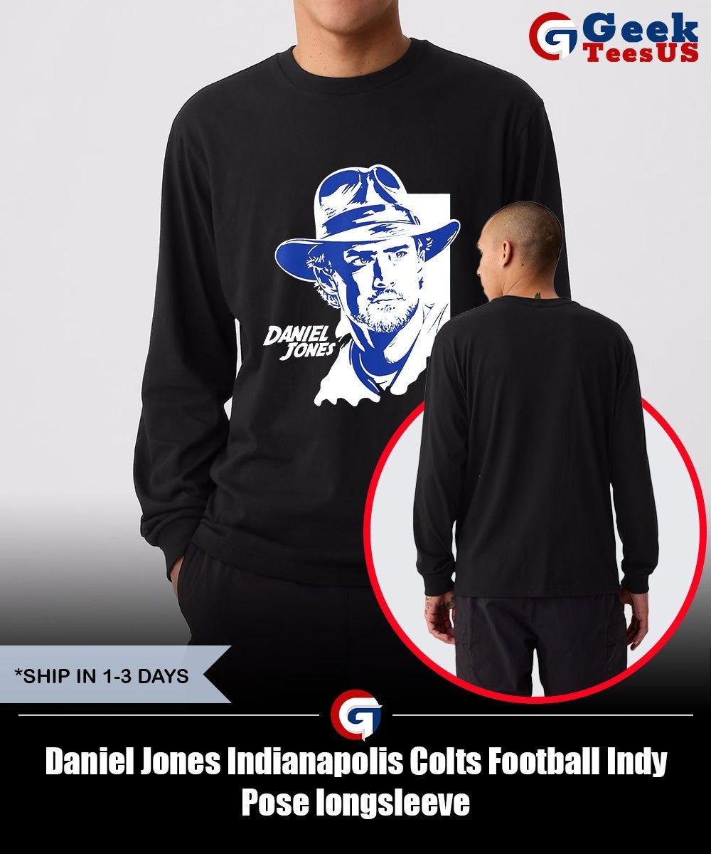 Daniel Jones Indianapolis Colts Football Indy Pose shirt