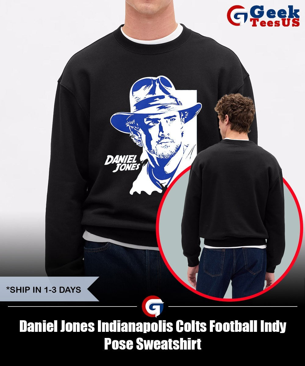 Daniel Jones Indianapolis Colts Football Indy Pose shirt