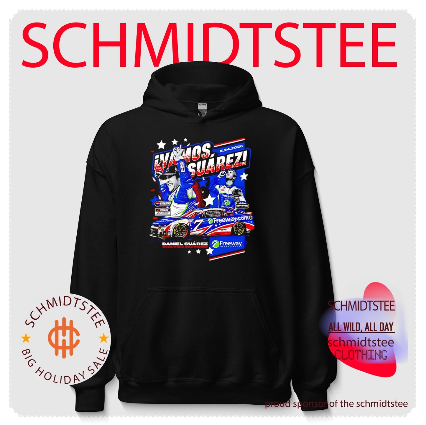 Daniel Suárez Freeway Insurance Coca-Cola 600 Winner shirt