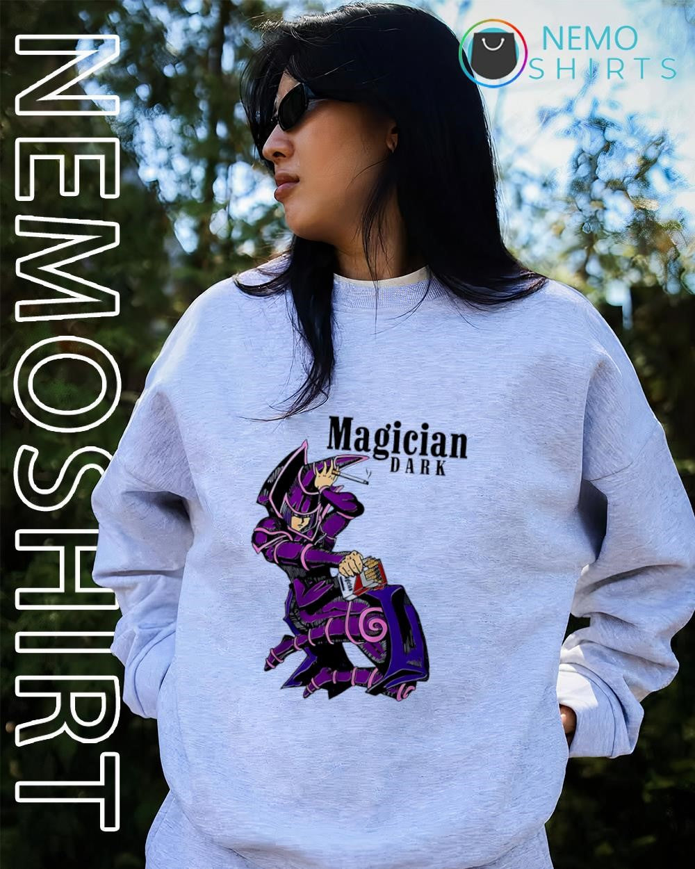 Dark Magician smoking cigarette shirt