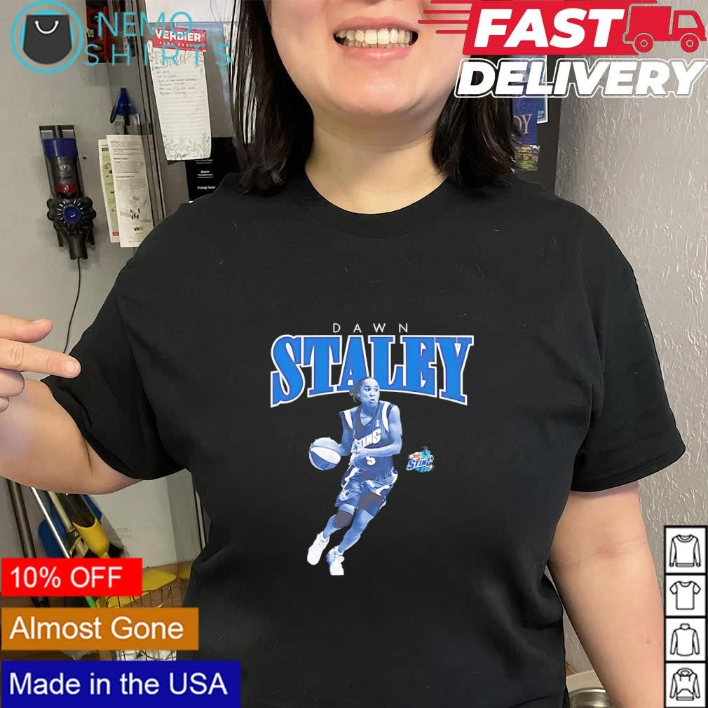 Dawn Staley Charlotte Sting player WNBA team logo shirt