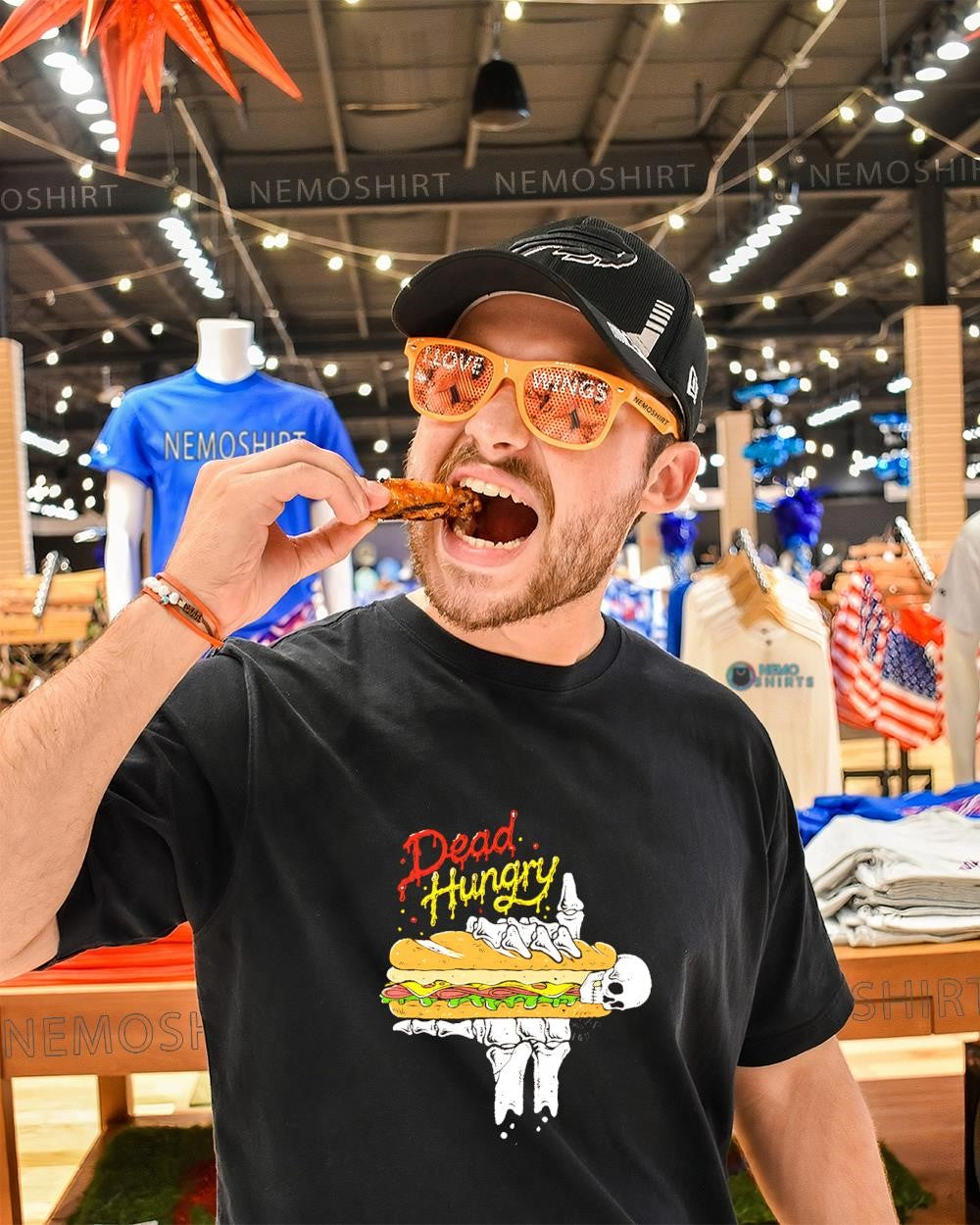 Dead hungry skull sandwich shirt