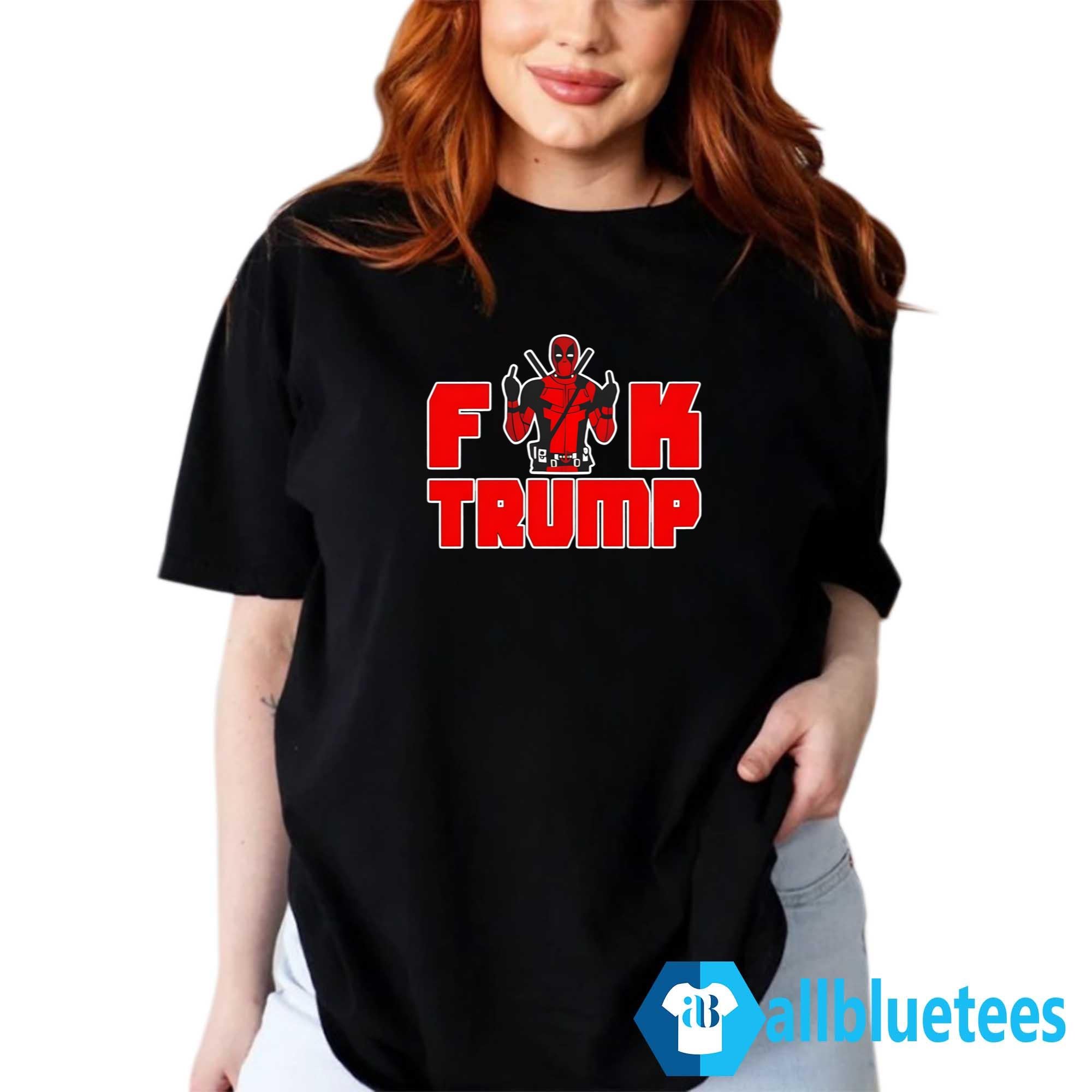 Deadpool F-ck Trump Shirt