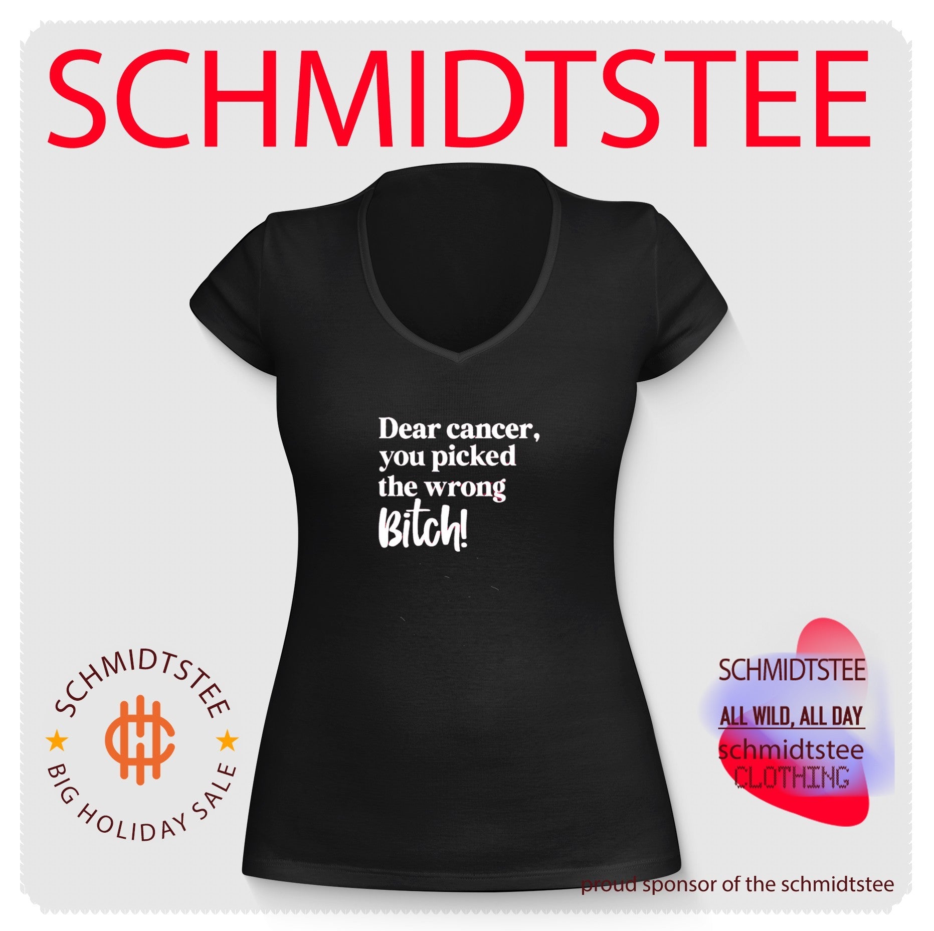 Dear cancer you picked the wrong bitch shirt