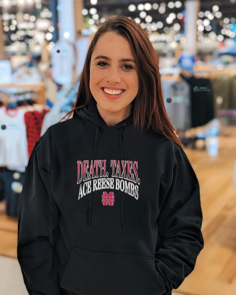 Death taxes Ace Reese bombs Mississippi State Bulldogs shirt