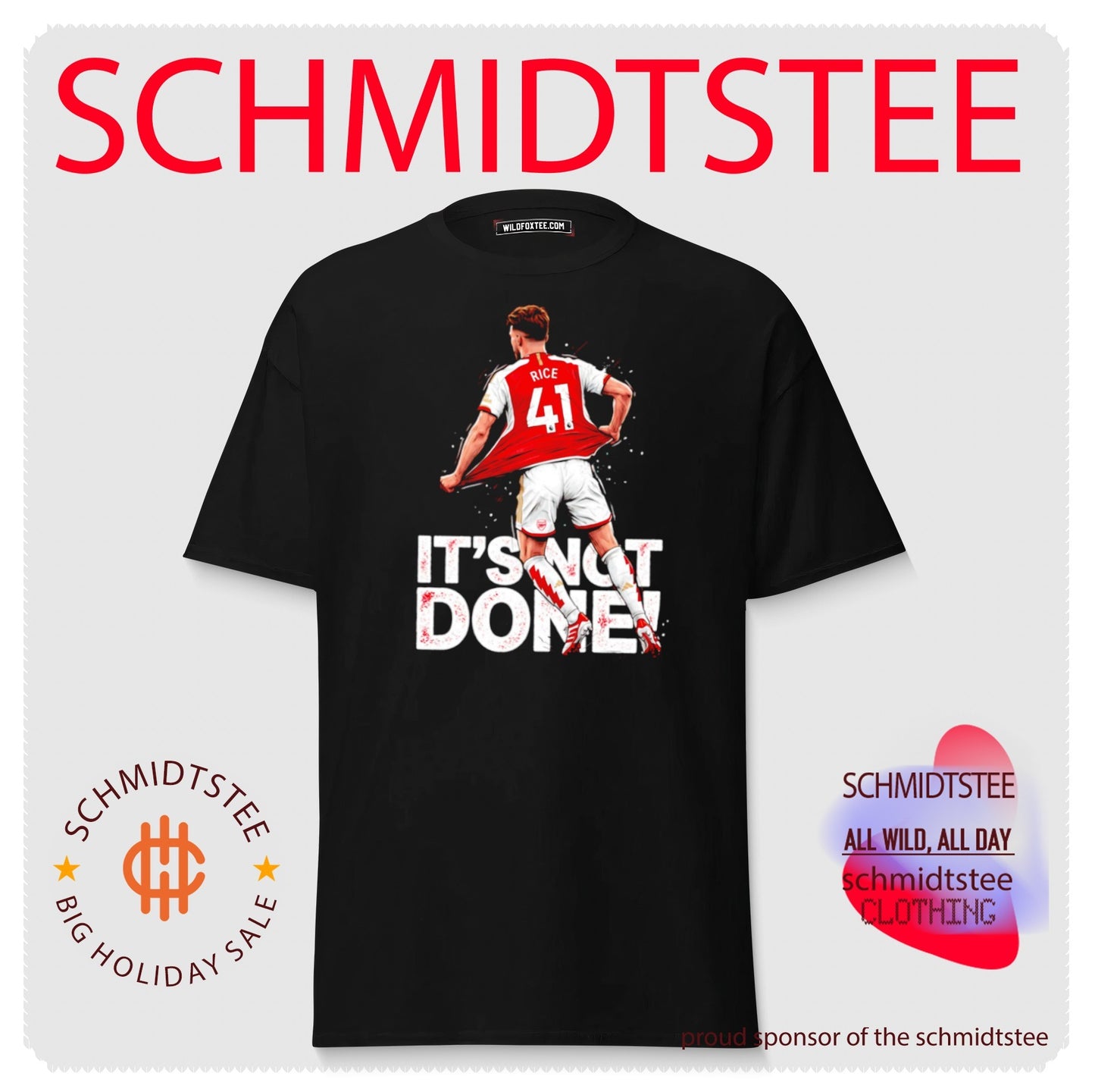 Declan Rice Arsenal Running Celebration It’s Not Done shirt