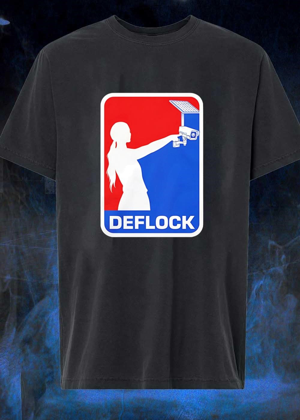 Deflock Woman Pointing Security Camera Tee Unisex T-shirt, Sweatshirt, Hoodie (1)