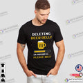Deleting Beer Belly Please Wait Loading Bar T-Shirt
