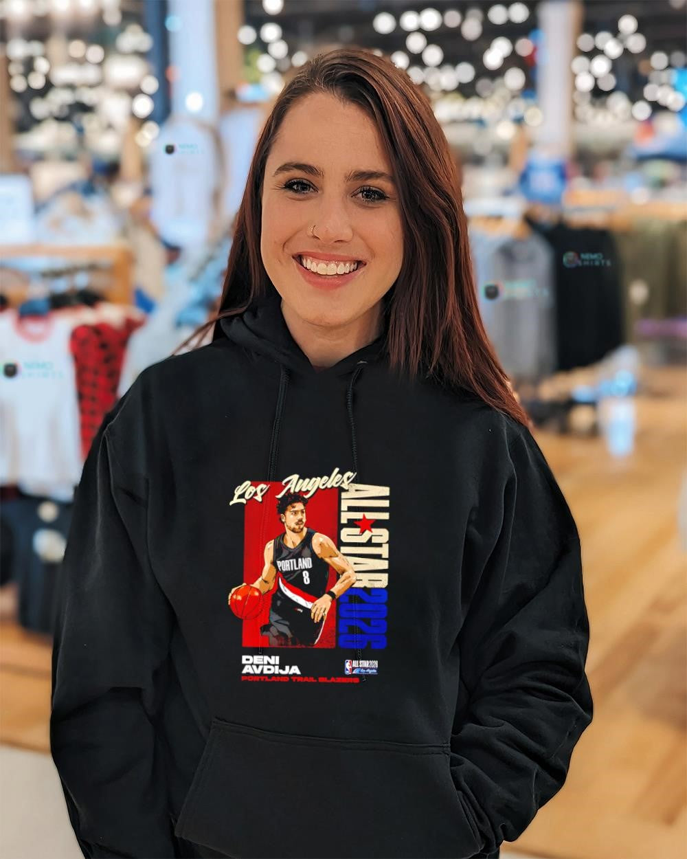 Deni Avdija Portland Trail Blazers 2026 NBA All-Star signature shirt