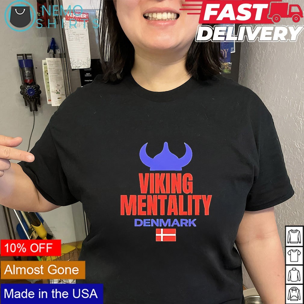 Denmark Viking Mentality graphic shirt