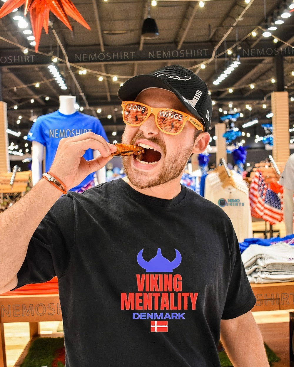 Denmark Viking Mentality graphic shirt