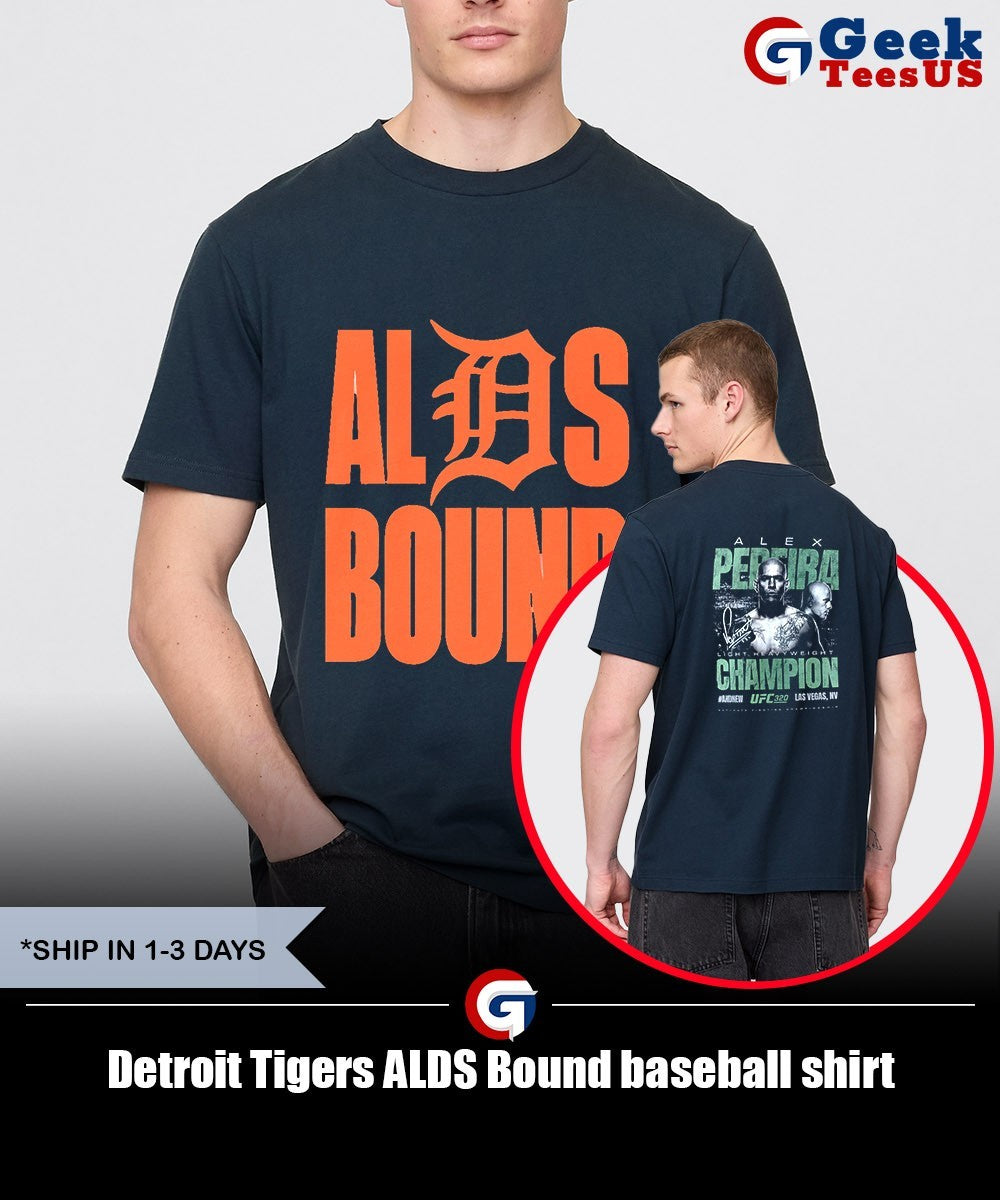 Detroit Tigers ALDS Bound baseball shirt