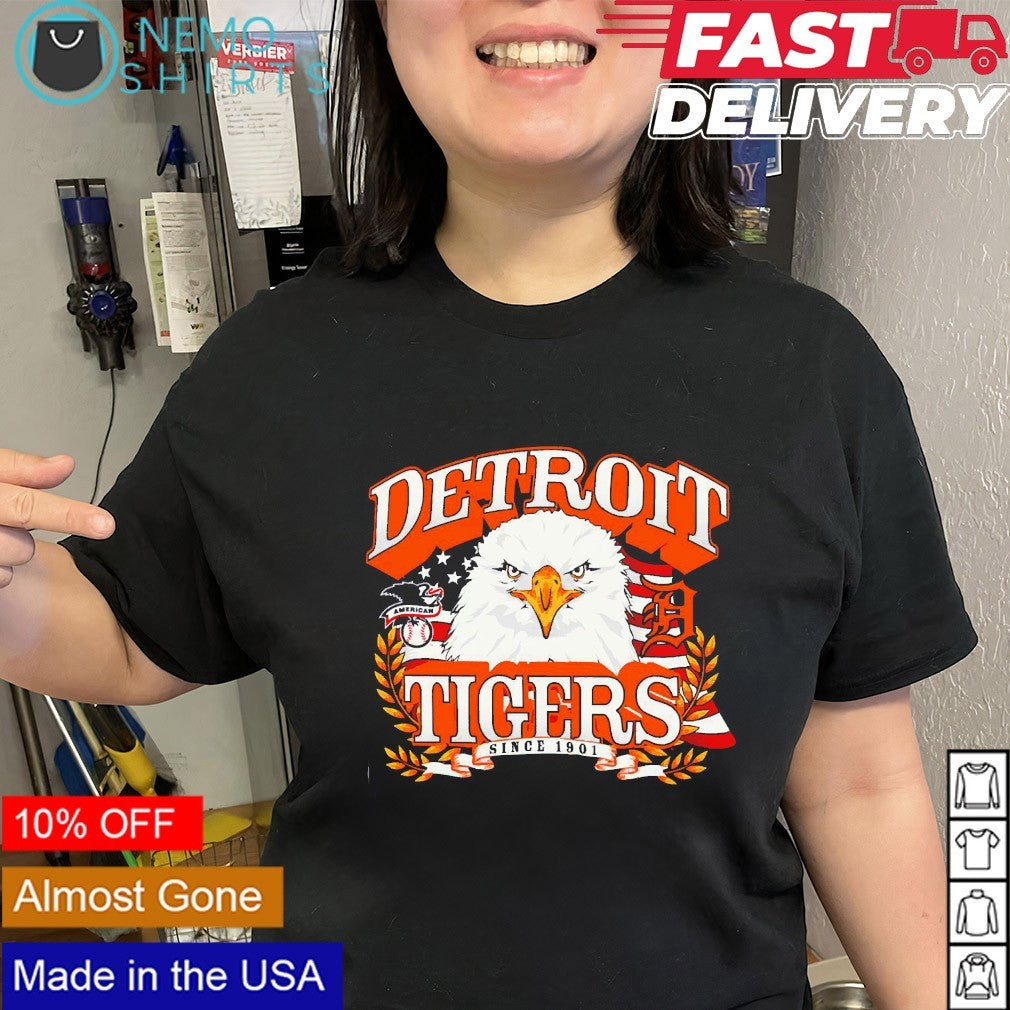 Detroit Tigers American eagle since 1901 shirt