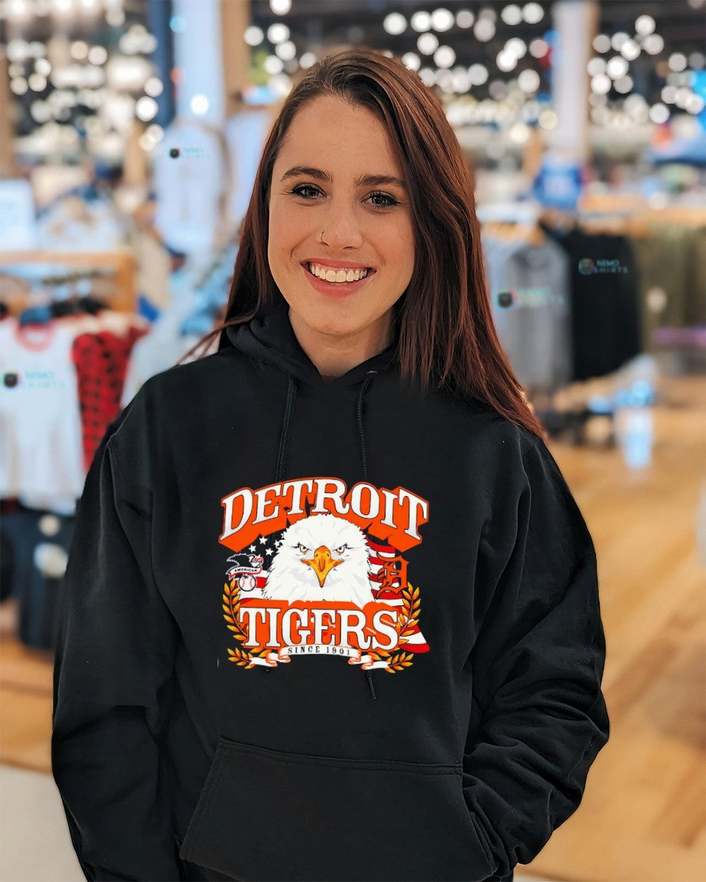 Detroit Tigers American eagle since 1901 shirt