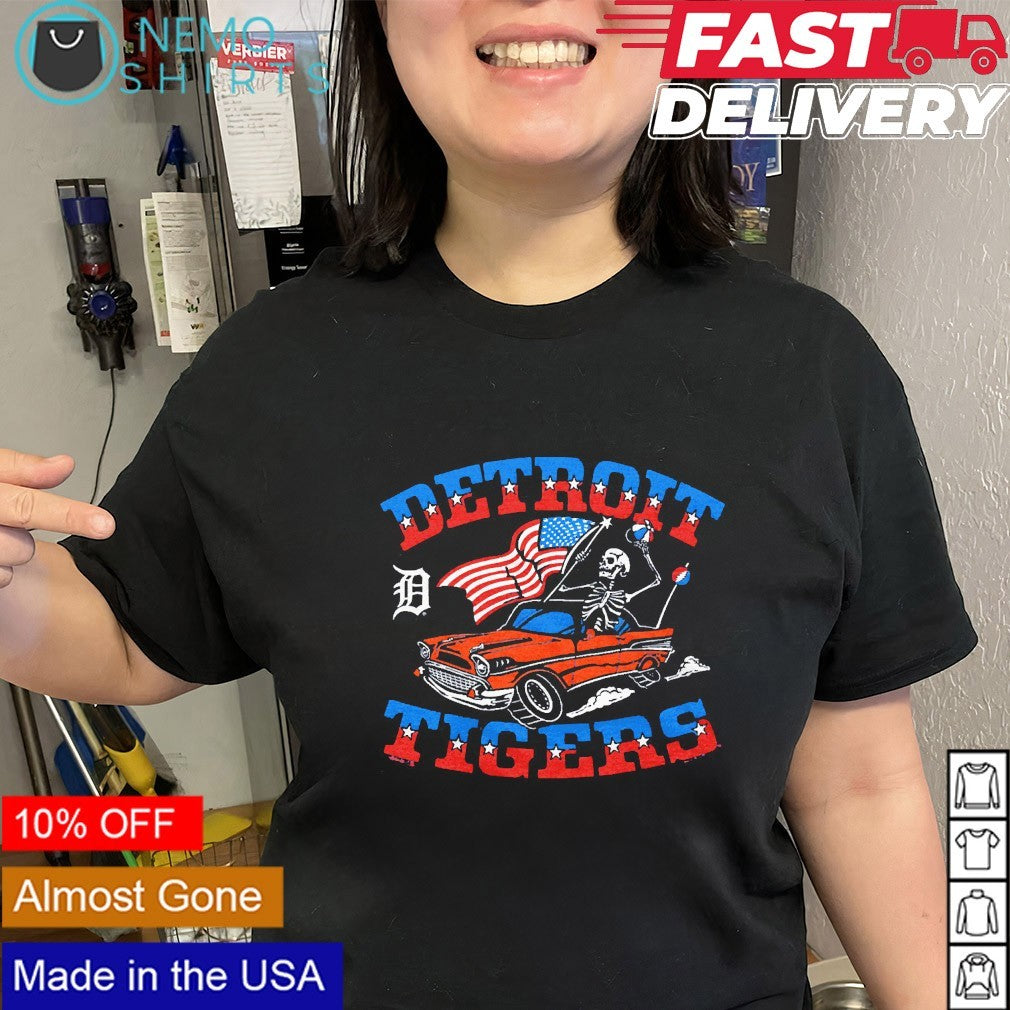 Detroit Tigers Grateful Dead American freedom shirt