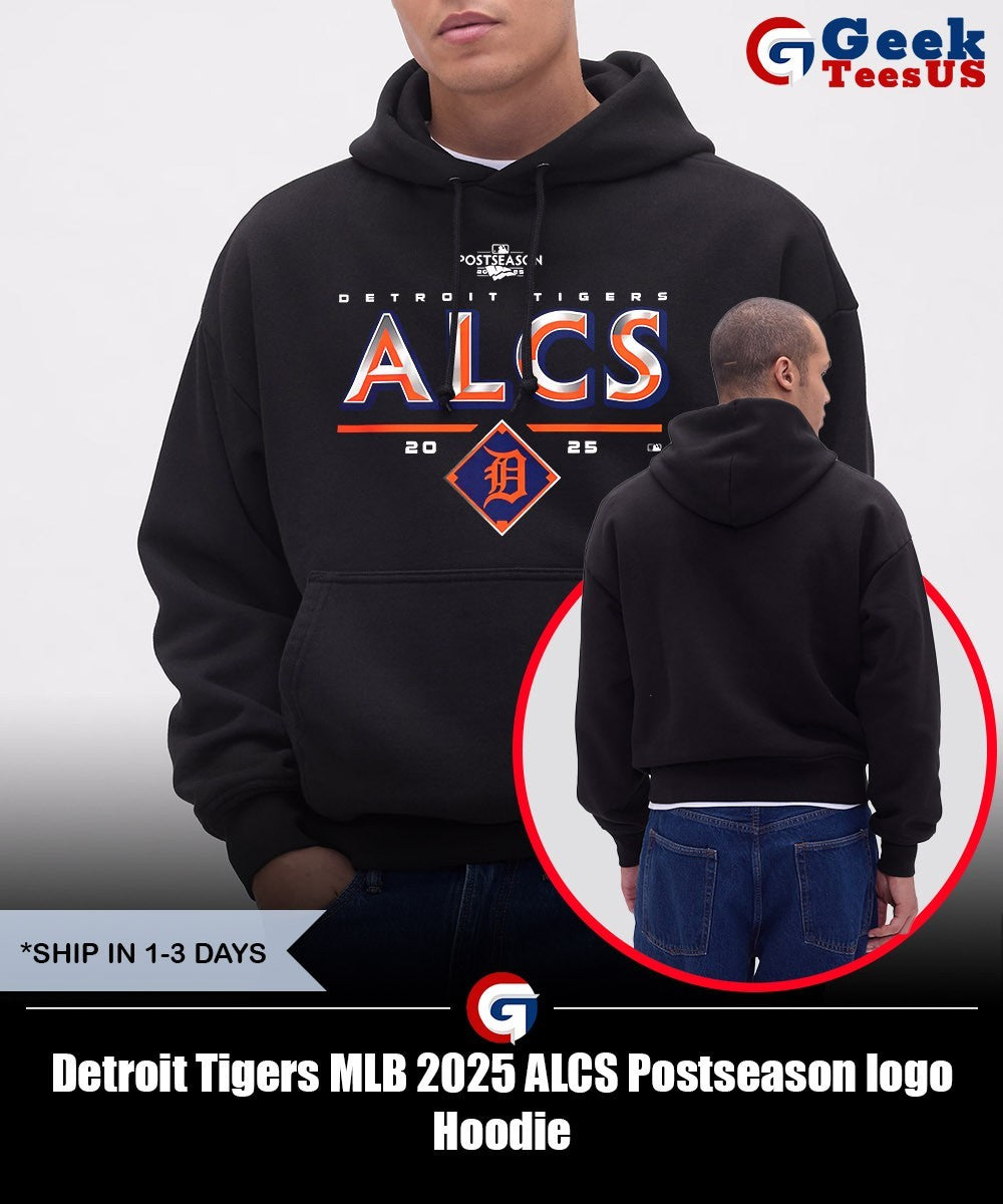 Detroit Tigers MLB 2025 ALCS Postseason logo shirt