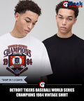 Detroit Tigers baseball World Series Champions 1984 vintage shirt