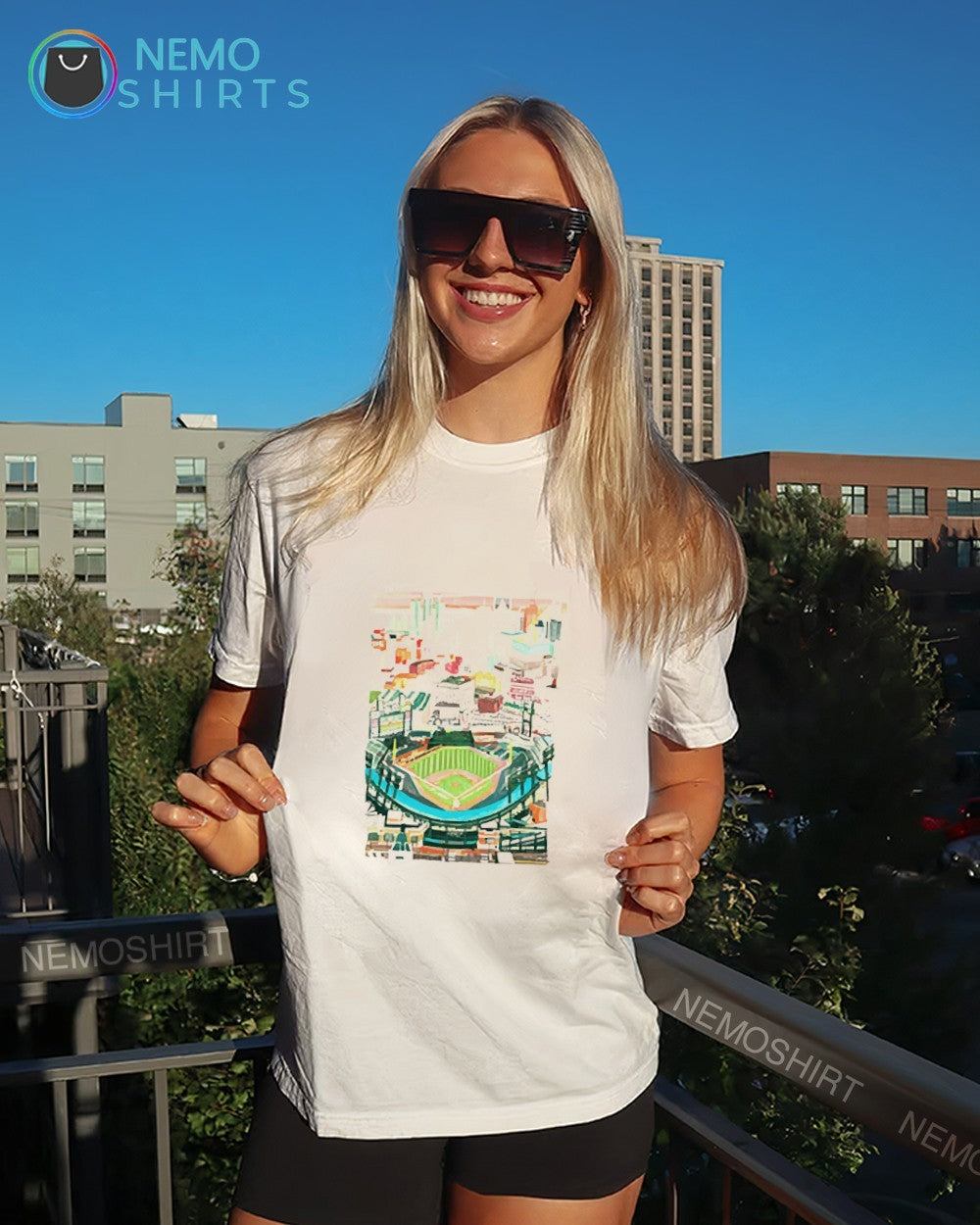 Detroit Tigers locations around the ballpark shirt