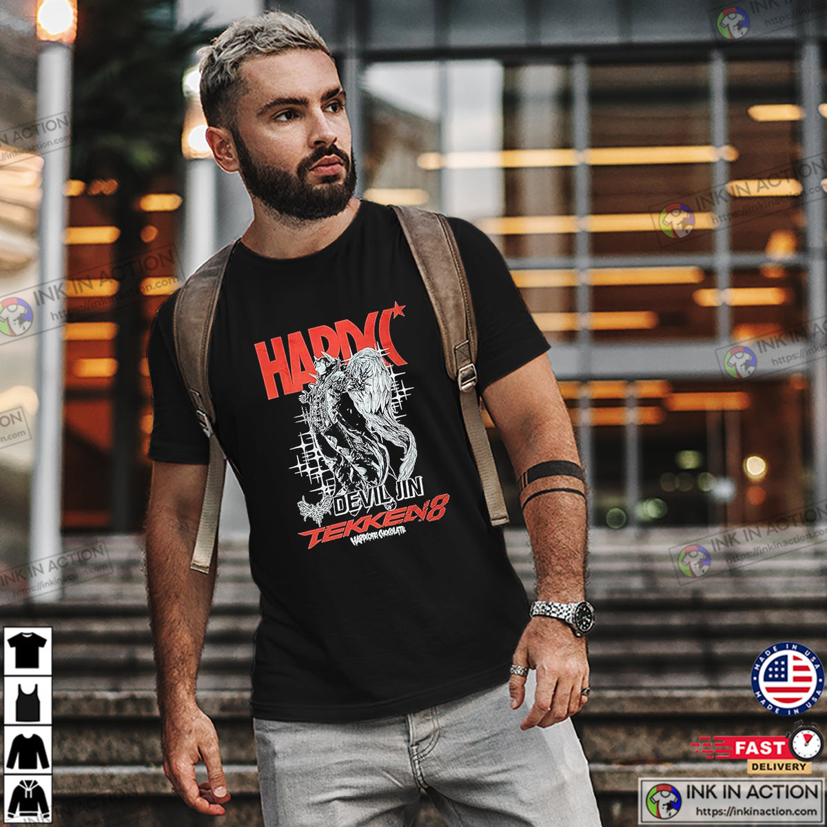Devil Jin Hardcore Chocolate Tekken 8 Gaming T-shirt
