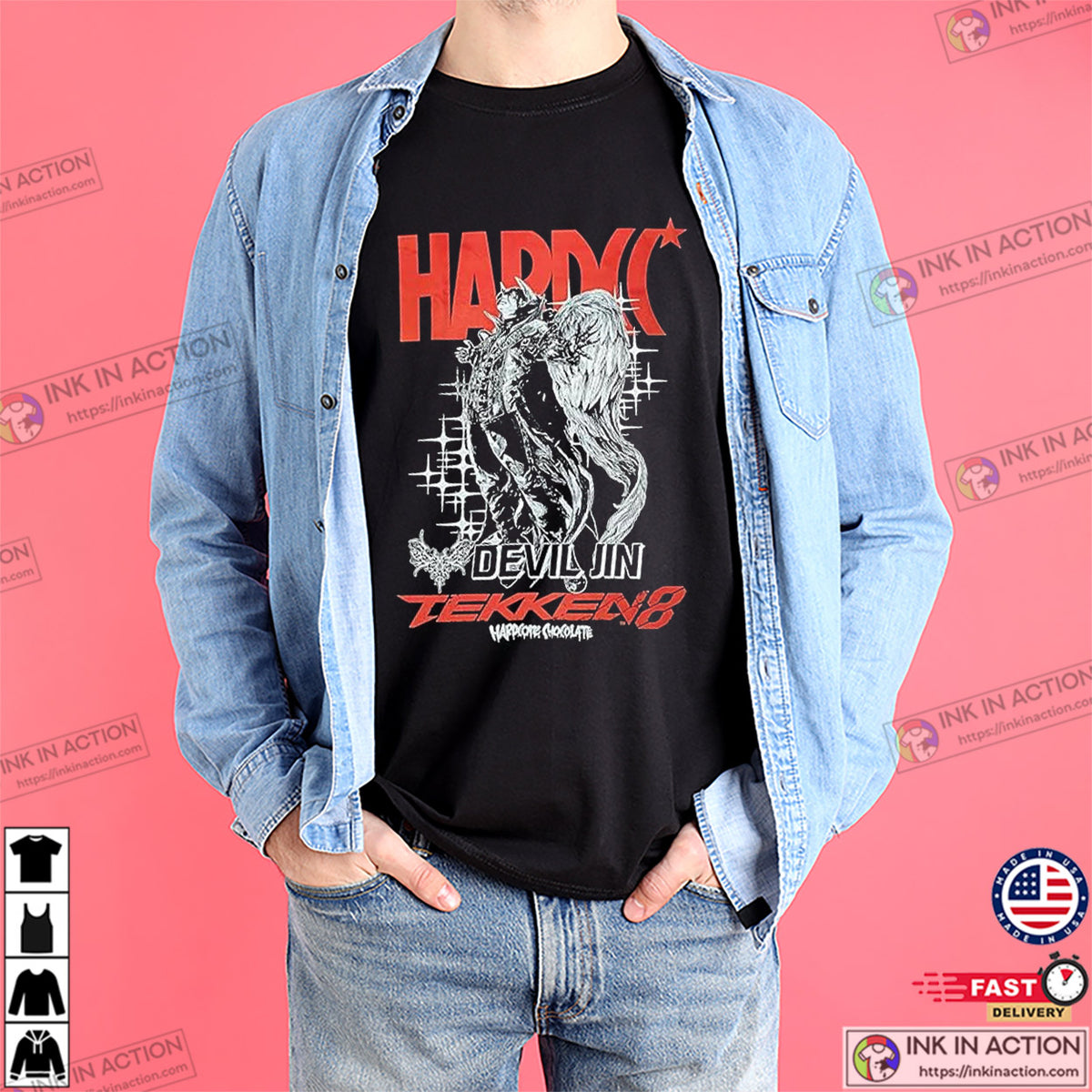 Devil Jin Hardcore Chocolate Tekken 8 Gaming T-shirt