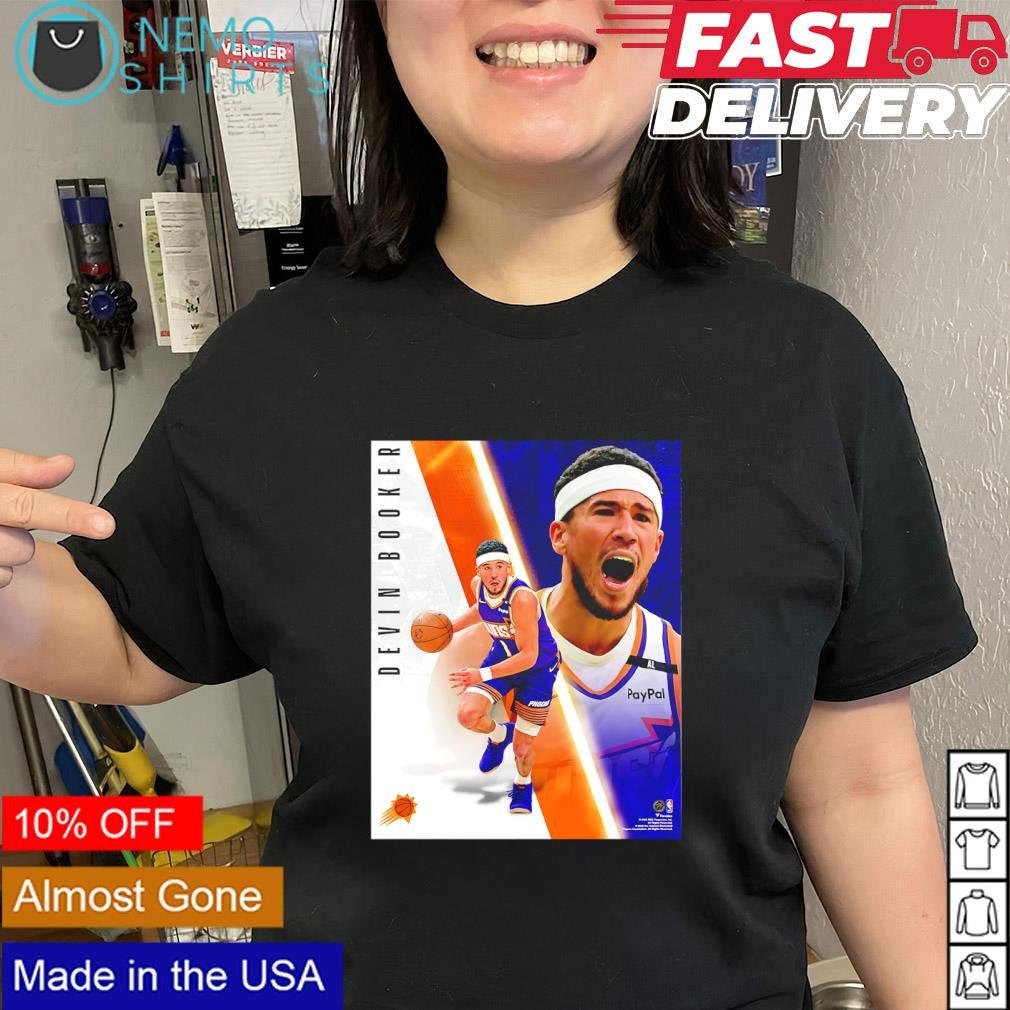 Devin Booker Phoenix Suns radiance collage logo shirt