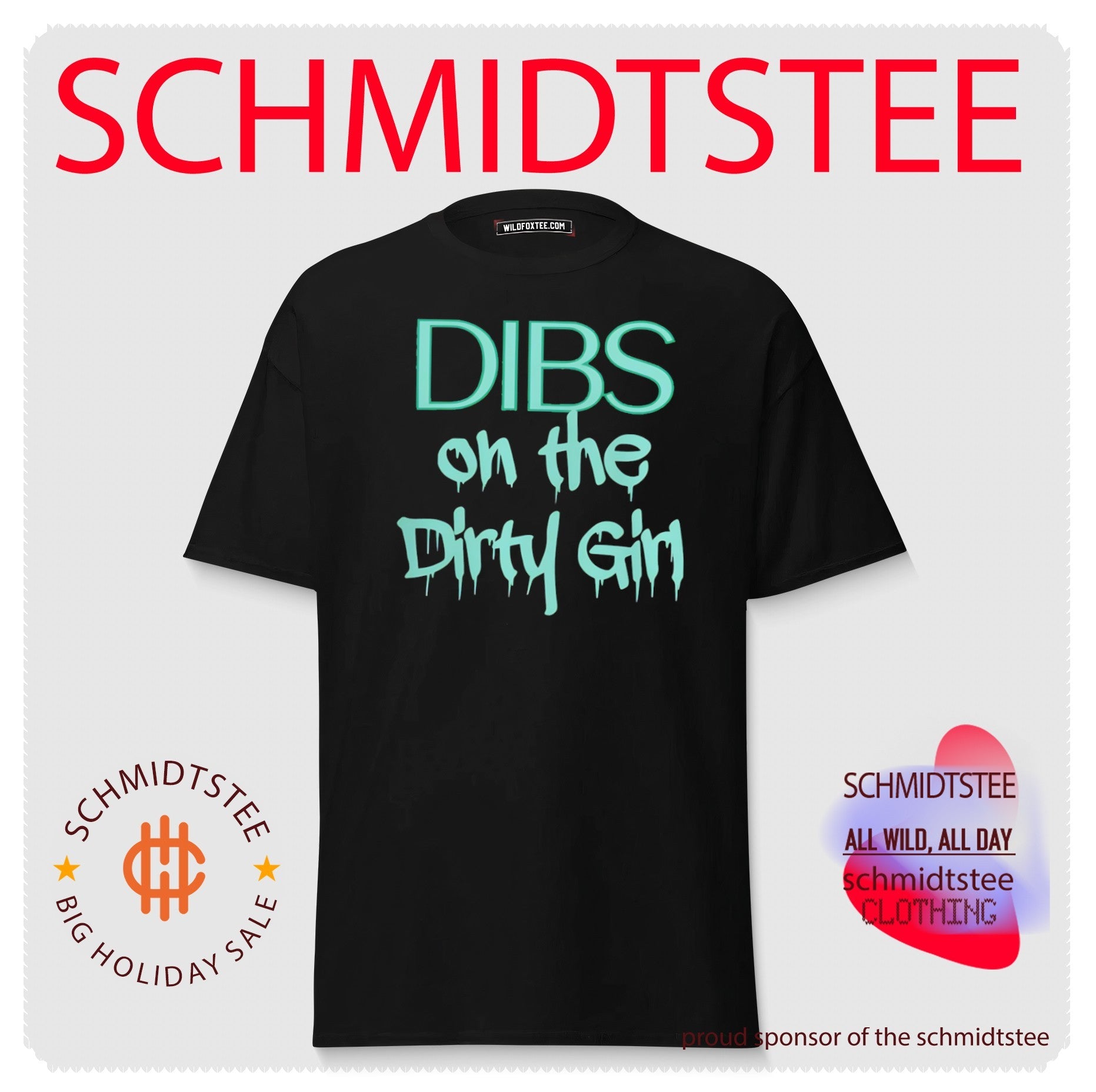 Dibs on the Dirty Girl paint shirt