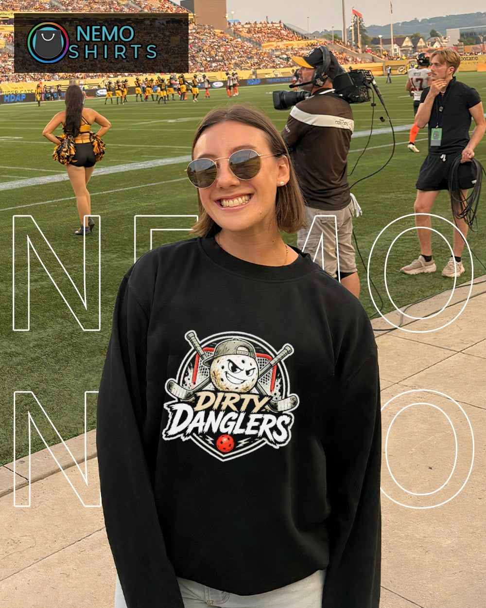 Dirty dangler hockey shirt