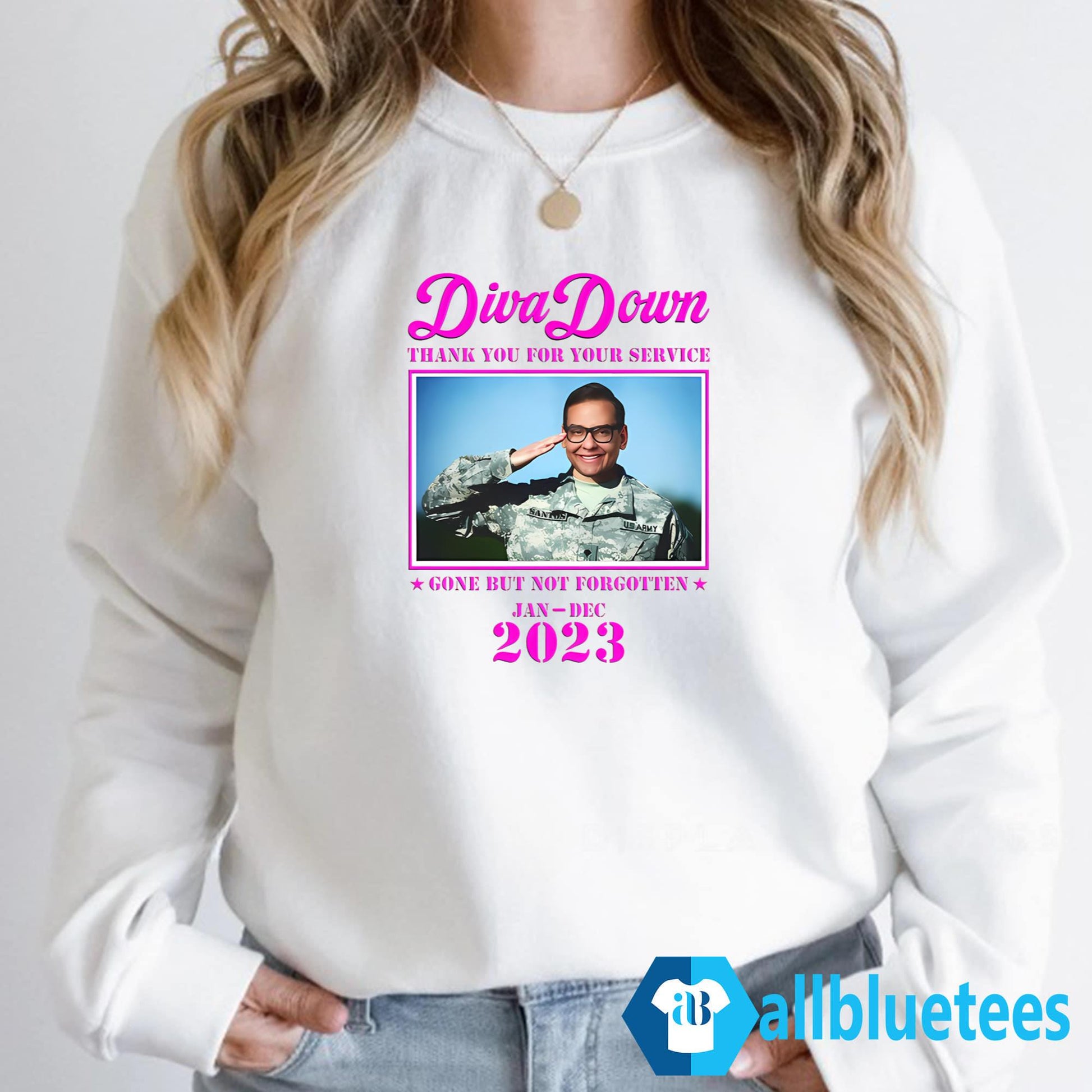 Diva Down Thank You For Your Service George Santos Shirt
