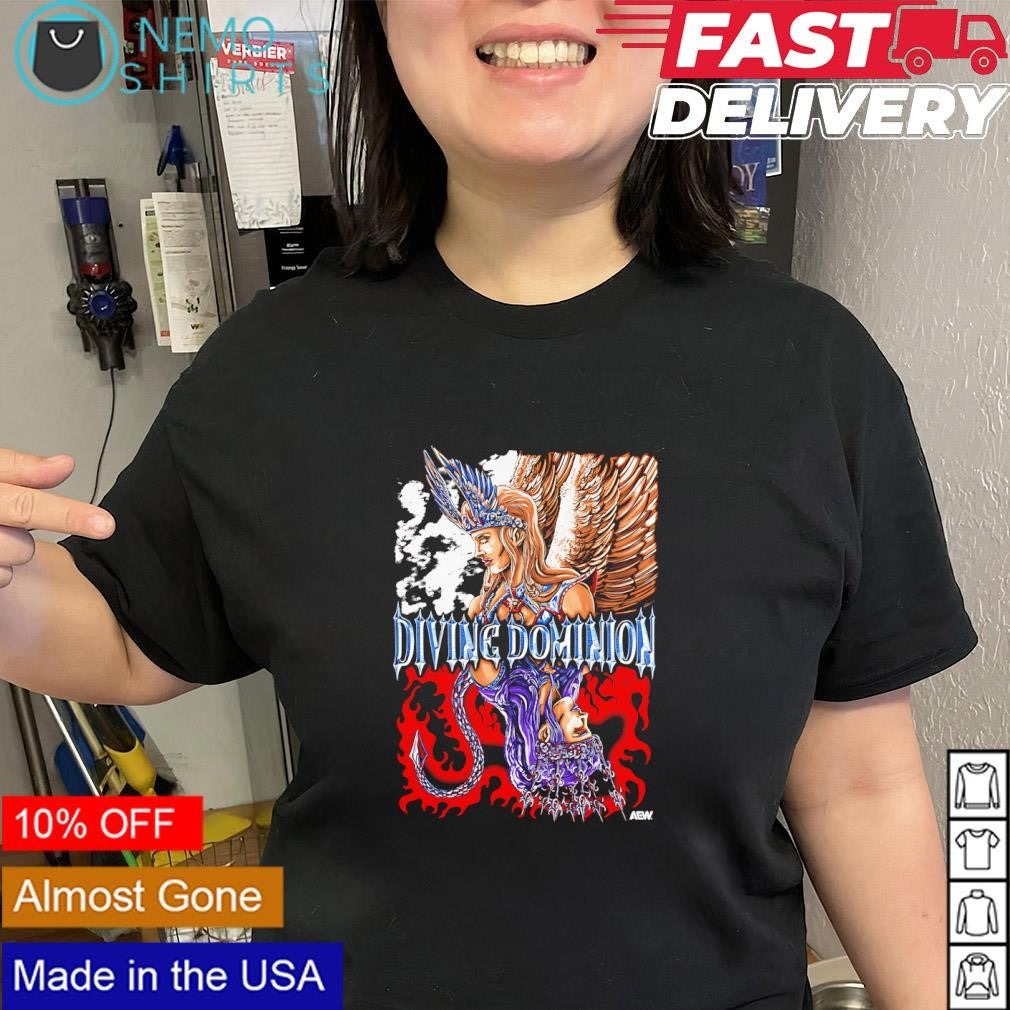 Divine Dominion Heaven and Hell angel and demon graphic shirt